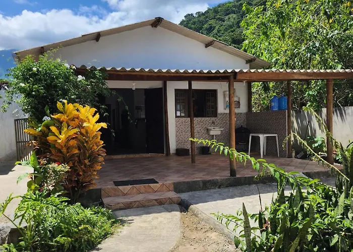 Casa Aconchegante Ao Lado De Cachoeira Em Ubatuba-Sp